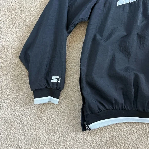 Oakland Raiders Starter 1/4 Zip Jacket - Picture 10 of 13